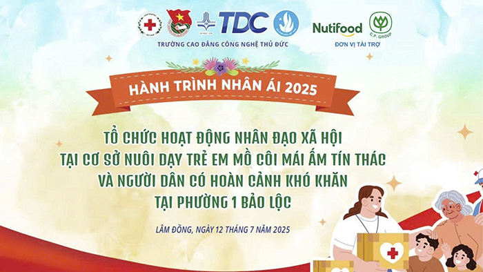 TDC chung tay cùng “Hành trình nhân ái năm 2025”